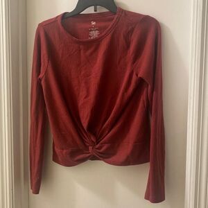 Maroon long sleeve shirt size small for juniors
